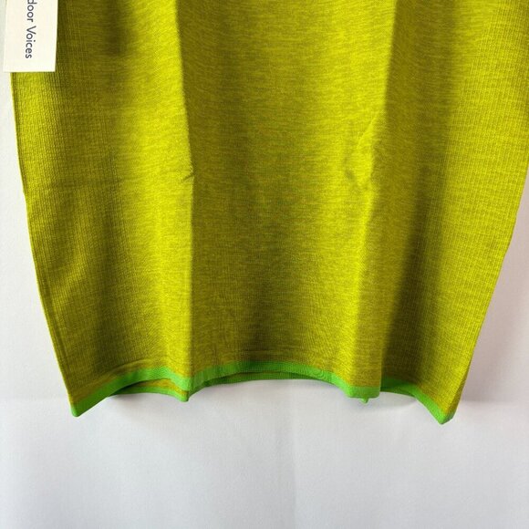 NWT Outdoor Voices Men's Green Apple Seamless Pique Tank Top Size Large - Picture 3 of 10